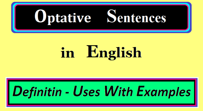 Optative Sentences